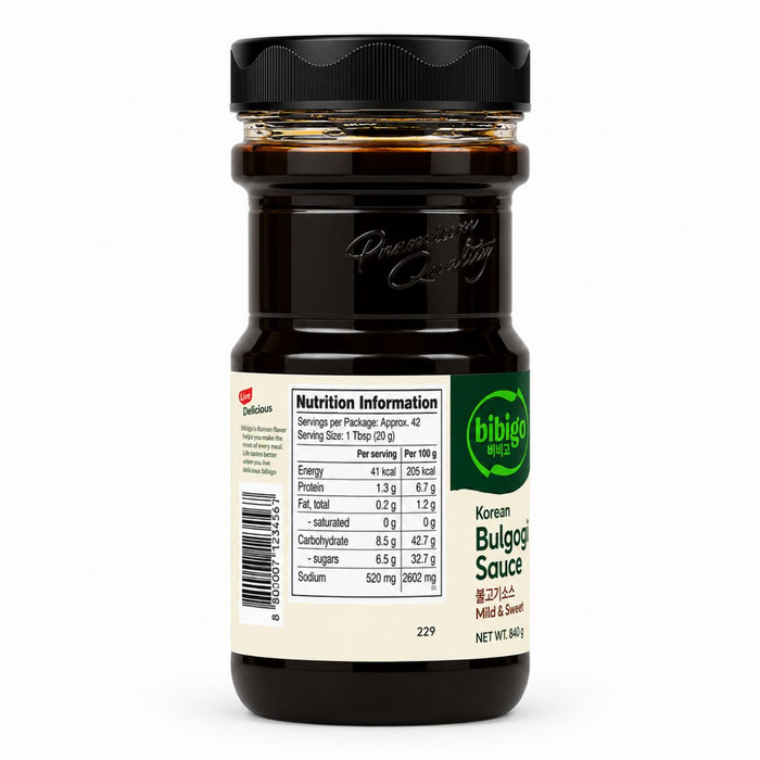 Bibigo Bulgogi Sauce, Mild & Sweet, South Korea - 840G — additional view | Addtocart Dubai UAE