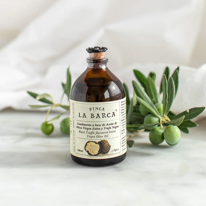 Finca La Barca Black Truffle - Extra Virgin Olive Oil, Spain - 100ML — additional view | Addtocart Dubai UAE