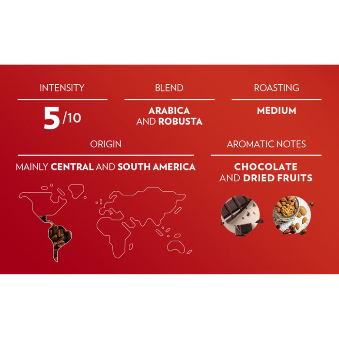 Lavazza Rossa Coffee Beans 1KG side view UAE