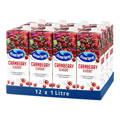 Ocean Spray Cranberry Juice 12x1LTR | Addtocart Dubai UAE