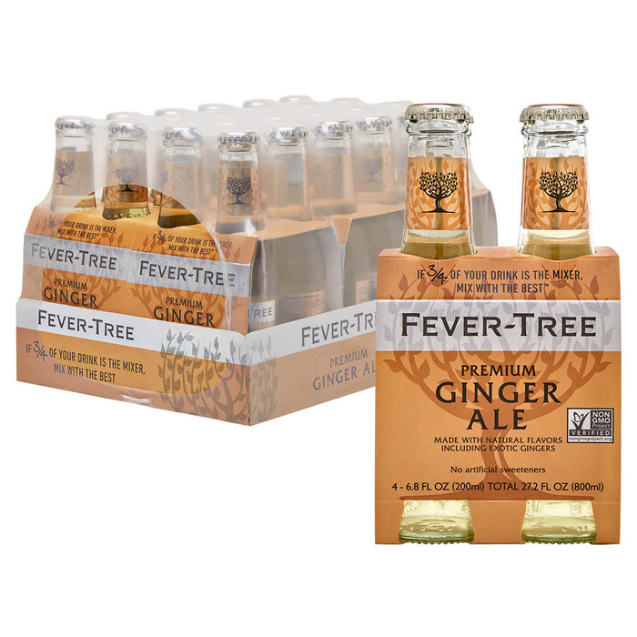 Fever Tree Premium Tree Ginger Ale - 24 X 200ML — additional view | Addtocart Dubai UAE