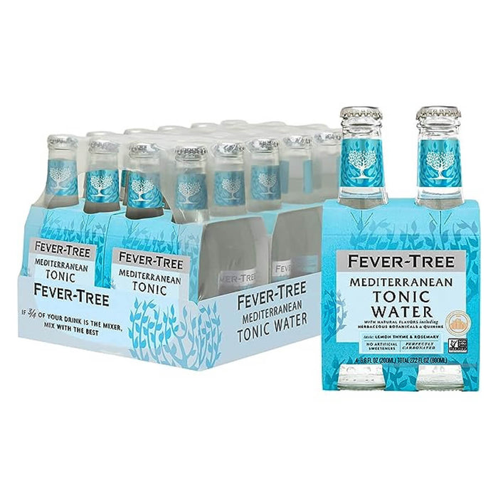Fever Tree Mediterranean Tonic Water, 1 Carton - 24 X 200ML — additional view | Addtocart Dubai UAE