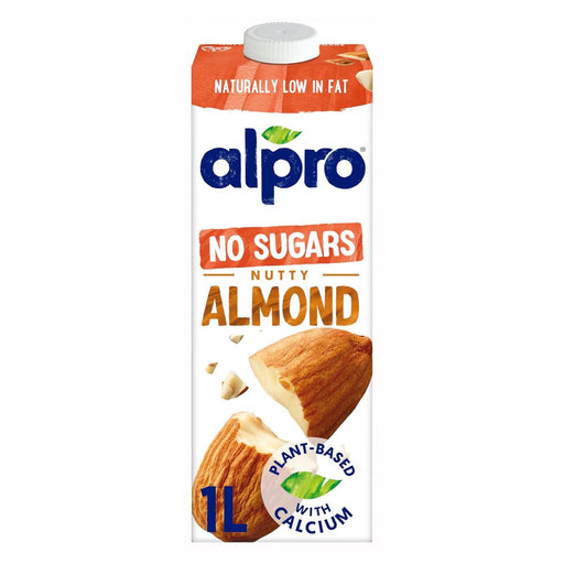 Alpro Almond Milk, No Sugars Nutty Almond - 1LTR | Addtocart Dubai UAE
