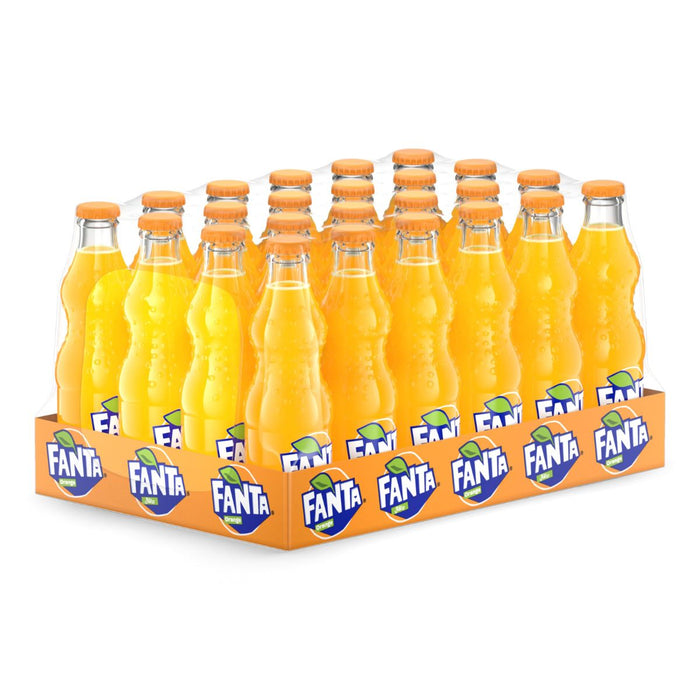 Fanta Orange Soft Drink, Glass, UAE - 24 X 250ML | Addtocart Dubai UAE