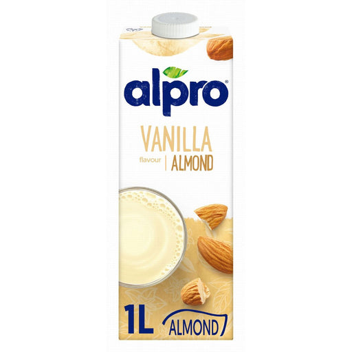 Alpro Vanilla Flavor Almond Milk - 1LTR | Addtocart Dubai UAE
