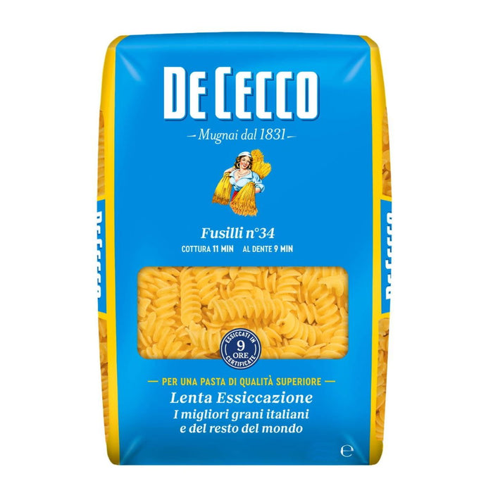 DeCecco Fusilli #34 Pasta, Italy - 1KG | Addtocart Dubai UAE