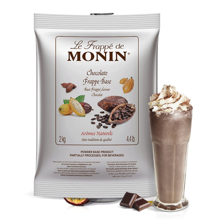 Monin Chocolate Frappe Powder bag detail UAE
