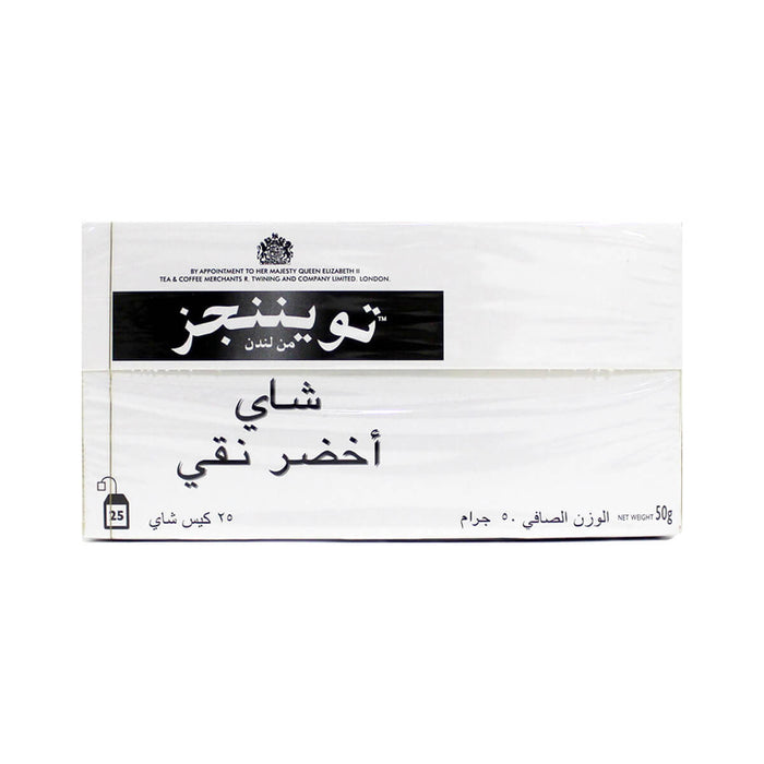 Twinings Pure Green Tea, Tea Bags - 25 Bags per Pack — additional view | Addtocart Dubai UAE