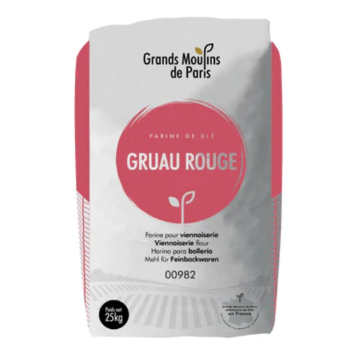 Grands Moulins de Paris Gruau Rouge Wheat Flour for Croissants - 25KG | Addtocart Dubai UAE