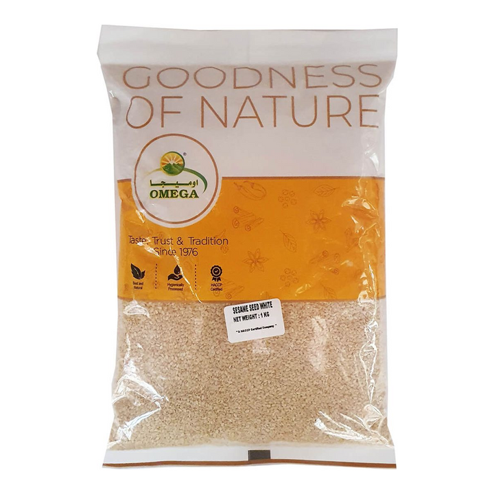 Omega Sesame Seed White - 1KG front