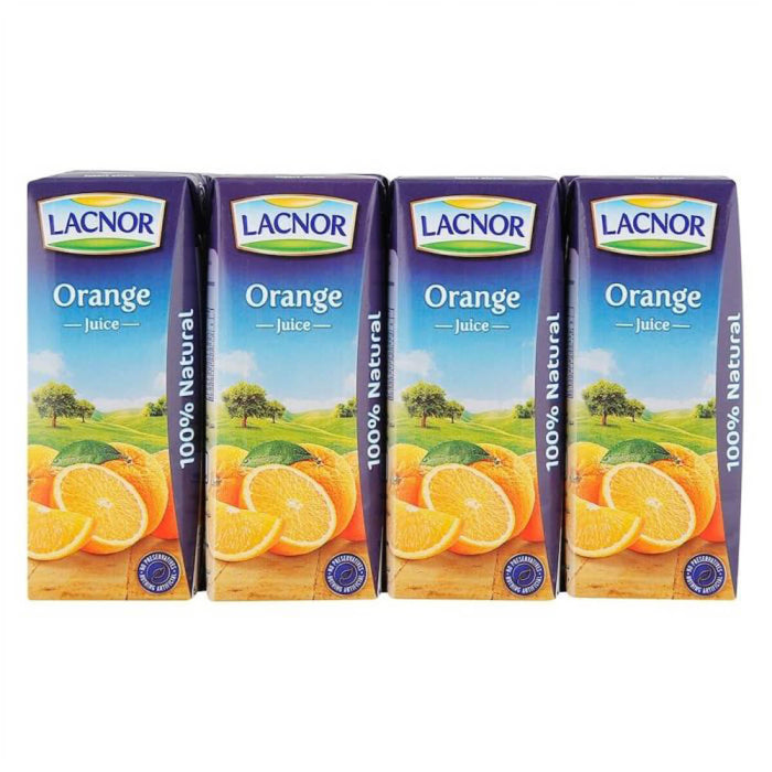Lacnor Orange Juice Essentials - 32 X 180ML | Addtocart Dubai UAE