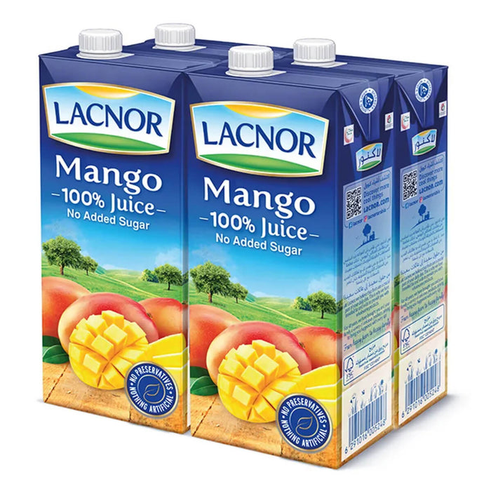 Juice Essentials Mango Lacnor - 12 X 1LTR | Addtocart Dubai UAE