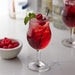 Monin Raspberry Tea Syrup bottle detail UAE