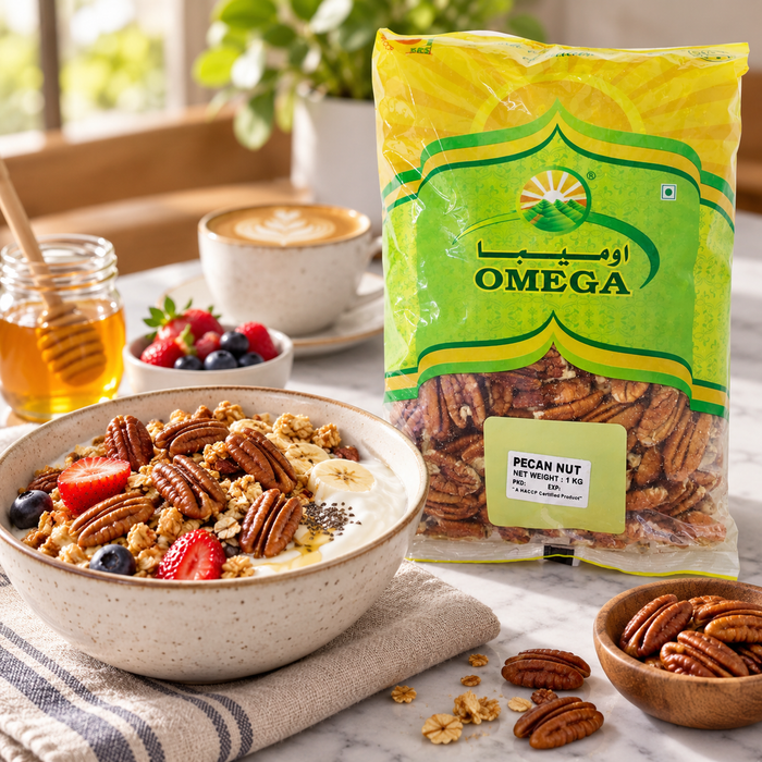 Omega Pecan Nuts - 1KG serving suggestion 05