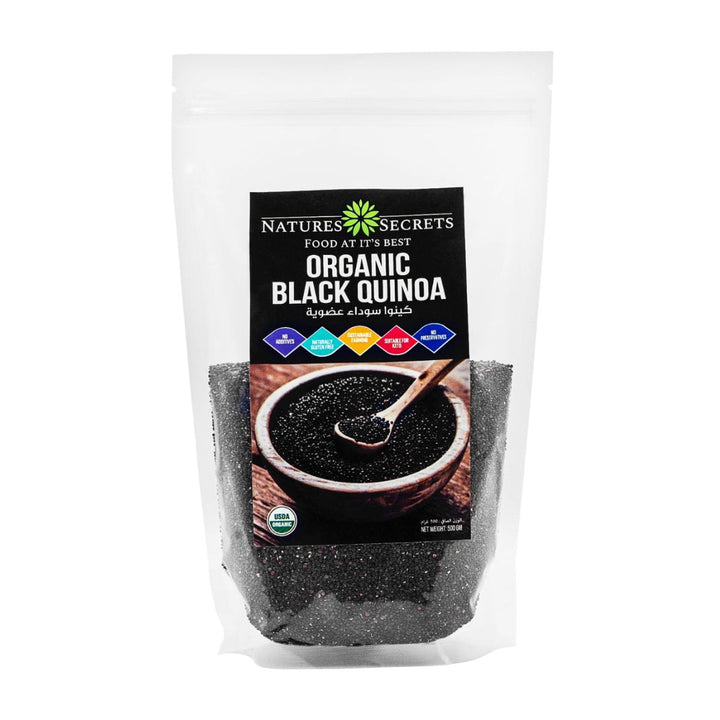 Natures Secrets Black Organic Quinoa - 500G | Addtocart Dubai UAE