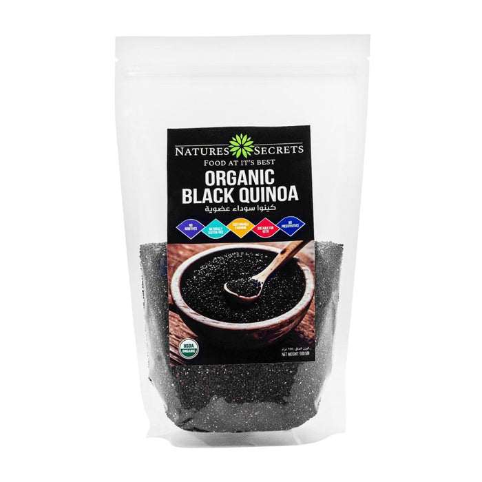 Natures Secrets Black Organic Quinoa - 500G | Addtocart Dubai UAE