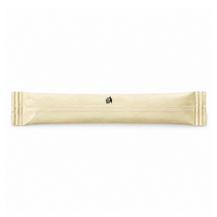White sugar stick — rear