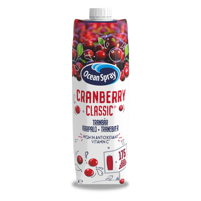 Ocean Spray Cranberry Juice Tetra Pack - 1LTR | Addtocart Dubai UAE