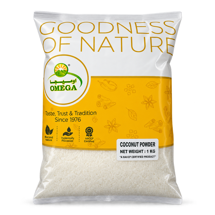 Omega Desiccated Coconut - 1KG - Front