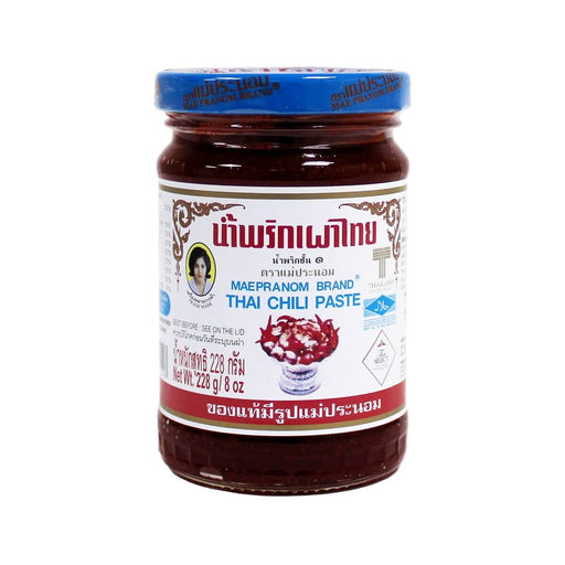 Mae Pranom Thai Chilli Paste, Thailand - 228G front product image | Addtocart UAE