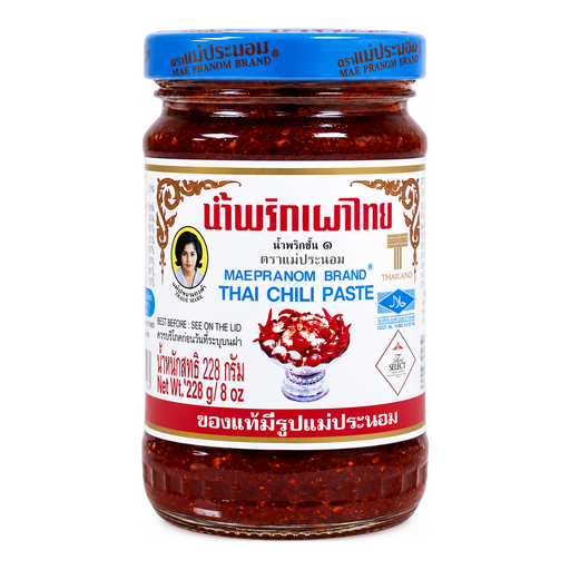 Mae Pranom Thai Chilli Paste 228g front