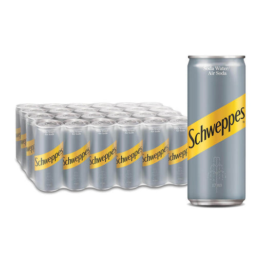 Schweppes Soda Water - 24 X 300ML | Addtocart Dubai UAE