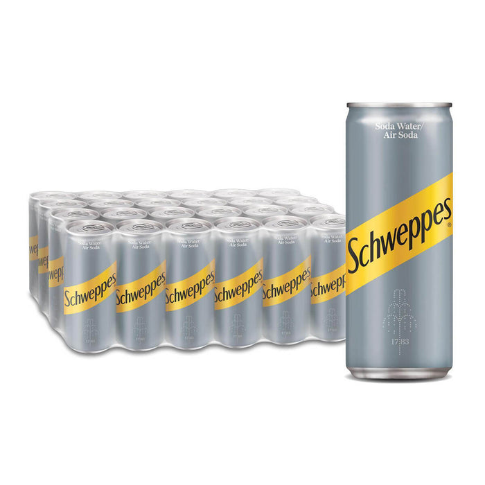 Schweppes Soda Water - 24 X 300ML | Addtocart Dubai UAE