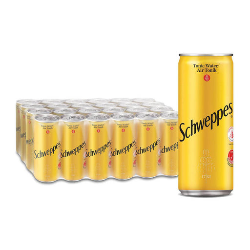 Schweppes Tonic Water Soft Drink - 24 X 300ML | Addtocart Dubai UAE