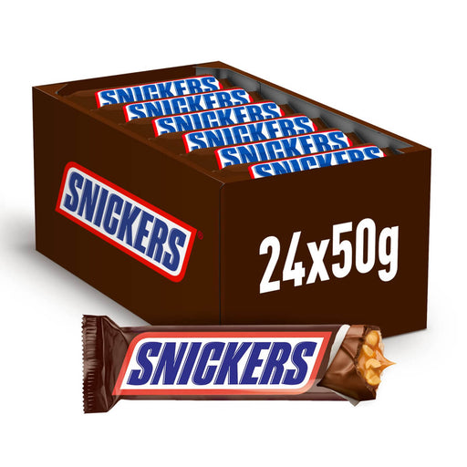 Snickers Chocolate Bars - 24 X 50G | Addtocart Dubai UAE