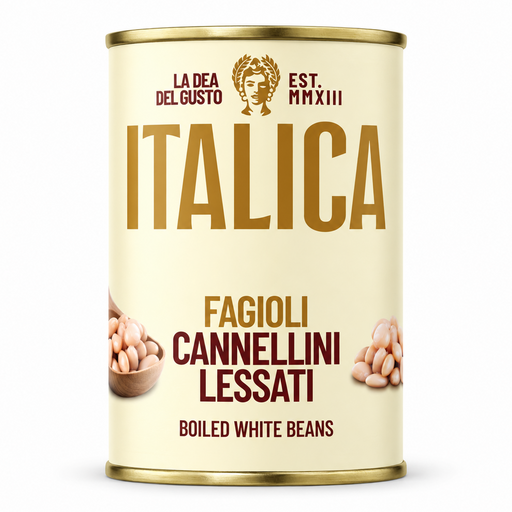 Italica White Beans 400g — front
