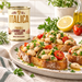 Italica White Beans 400g with bruschetta serving suggestion