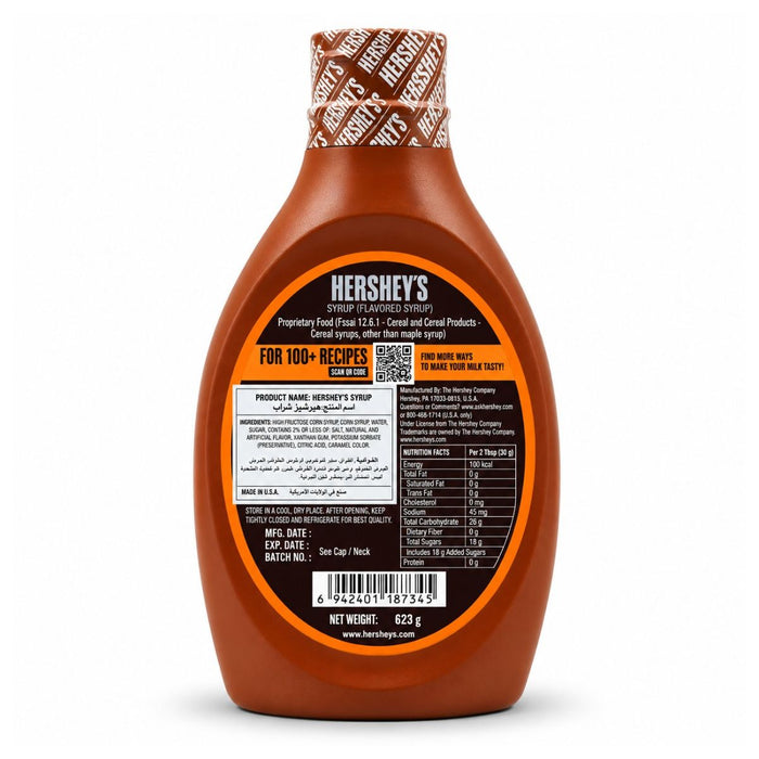 Hershey's Caramel Syrup, India - 623G — additional view | Addtocart Dubai UAE