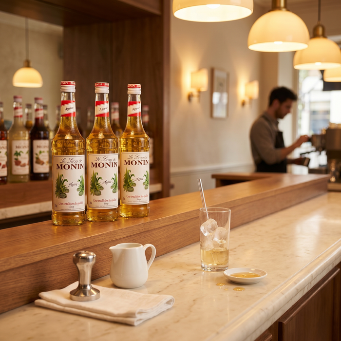 Monin Agave Syrup 700ML cafe espresso bar commercial use | Addtocart Dubai UAE