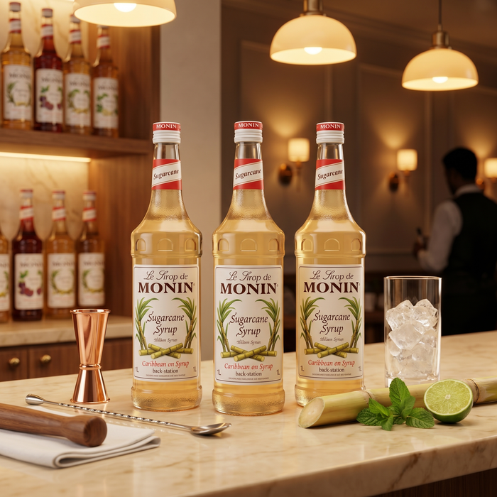 Monin Sugarcane Syrup 1L cocktail bar commercial use | Addtocart Dubai UAE