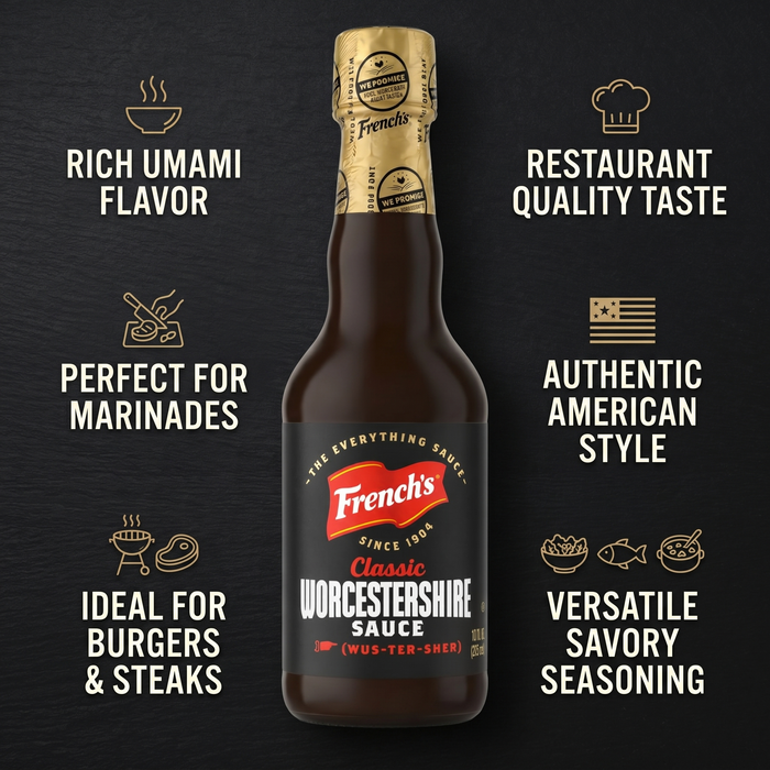 French's Worcestershire Sauce, USA - 295ML — additional view | Addtocart Dubai UAE