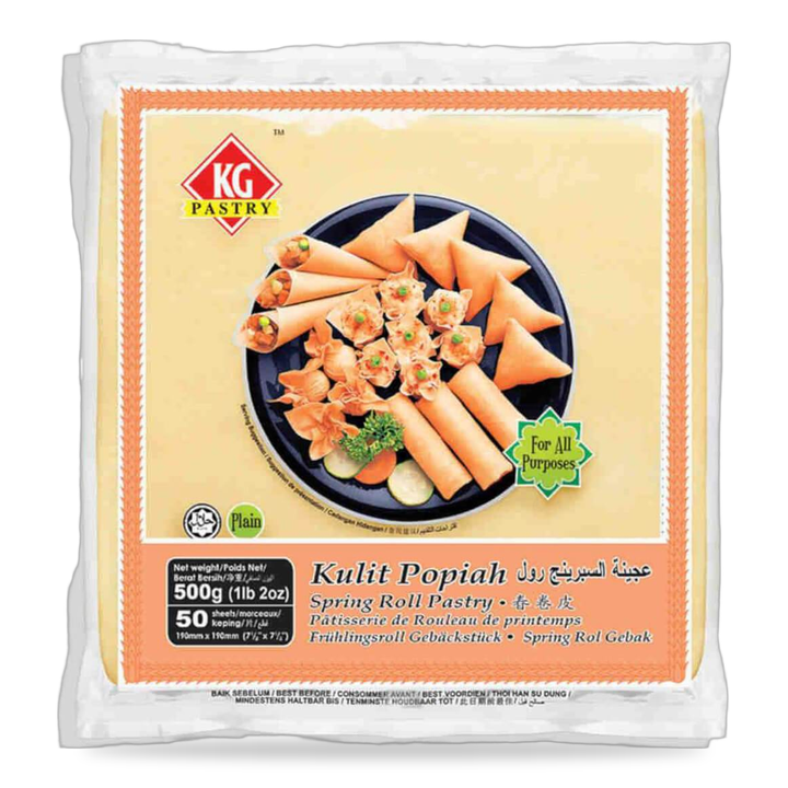 KG Spring Roll Sheet 7.5x7.5, 50 Sheets - 500G | Addtocart Dubai UAE
