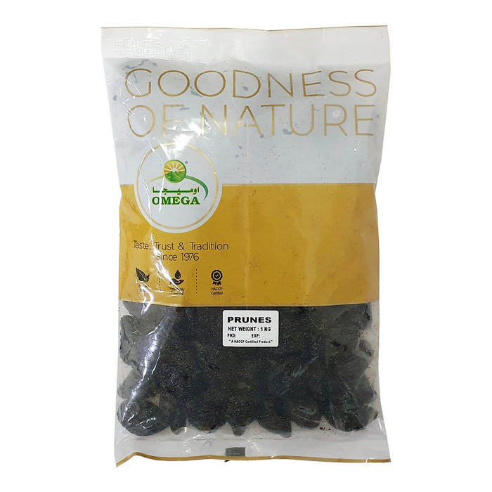 Omega Dried Prunes - 1KG | Addtocart Dubai UAE