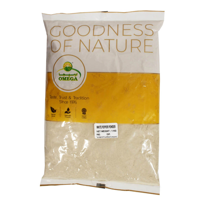Omega White Pepper Powder - 1KG | Addtocart Dubai UAE