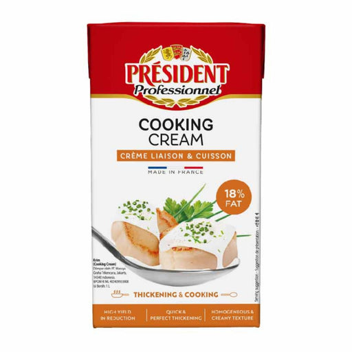 President 18% Cooking Cream, France - 1LTR | Addtocart Dubai UAE