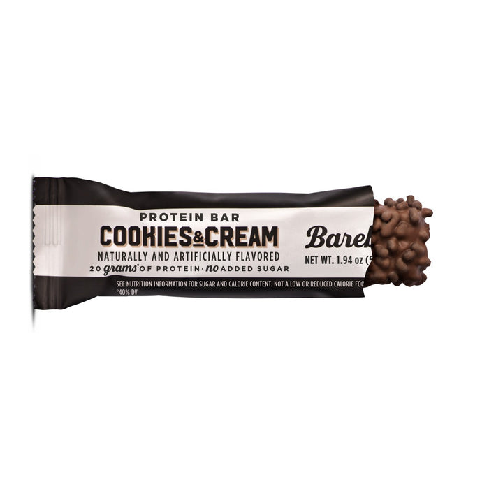 Cookies & Cream protein bar product detail | SKU SNAK-201100