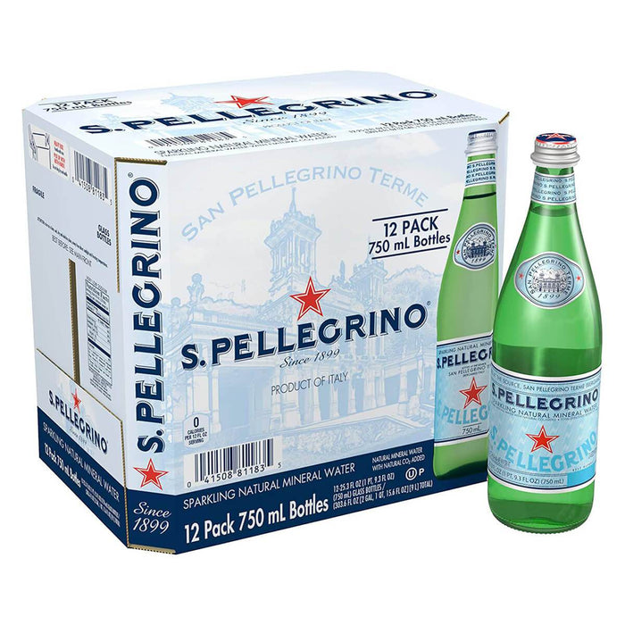 San Pellegrino Sparkling Water - 12 X 750ML | Addtocart Dubai UAE