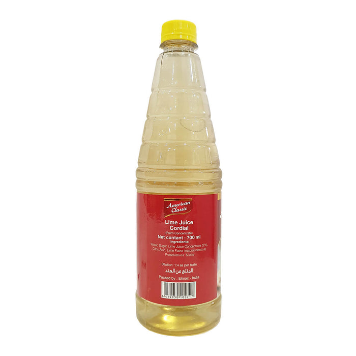American Classic Lime Juice Cordial - 700ML — additional view | Addtocart Dubai UAE