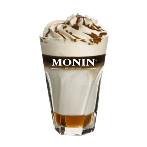 Monin Creme Brulee Syrup bottle detail UAE