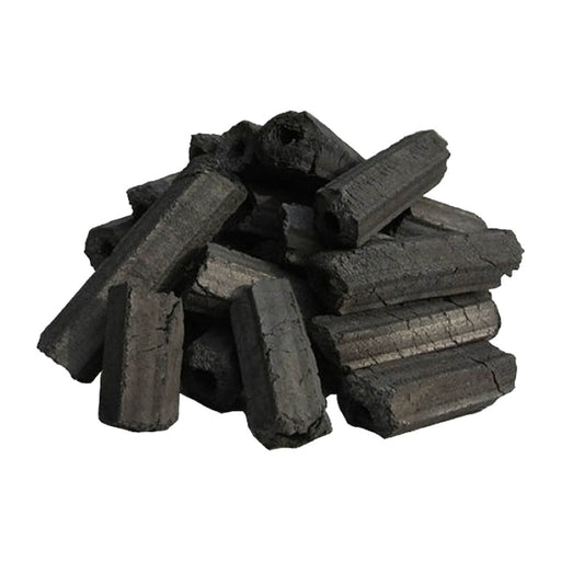 Japanese charcoal briquettes close up UAE