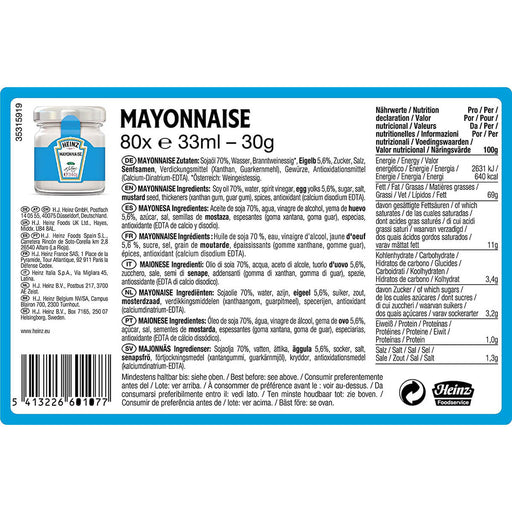 Heinz Mayonnaise Mini Jars - 80 X 30G — additional view | Addtocart Dubai UAE