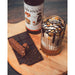 Monin Salted Caramel Syrup label close up UAE