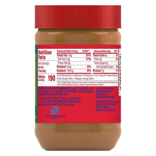 JIF Peanut Butter, Creamy, USA - 454G — additional view | Addtocart Dubai UAE