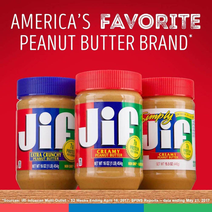 JIF Peanut Butter, Creamy, USA - 454G — additional view | Addtocart Dubai UAE