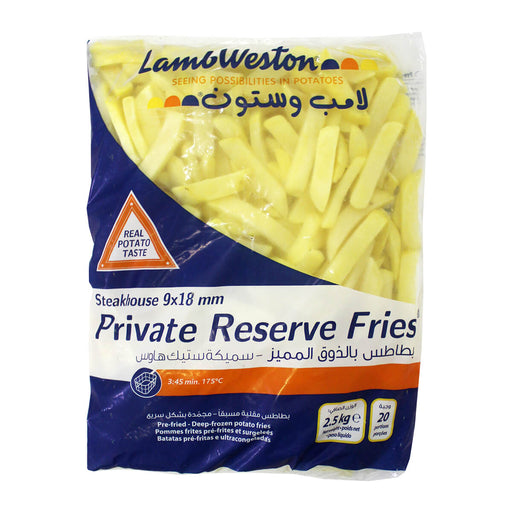 Lamb Weston French Fries Steakhouse 9 X 18MM - 4 X 2.5KG | Addtocart Dubai UAE