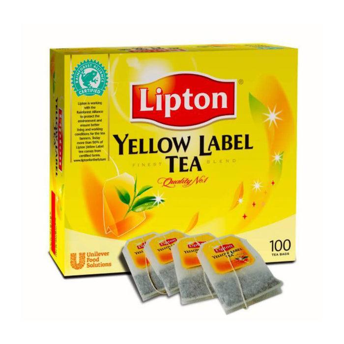 Lipton Loose Black Tea Bag - 100 Tea Bags | Addtocart Dubai UAE